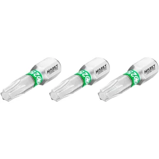 HAZET Bit Sechskant 6,3 (1/4 Zoll) Innen TORX Profil Profil 3 Stück - 2223N-T25/3