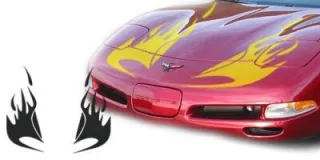 Autoaufkleber , "Hot Rod" (80 cm x 30 cm)