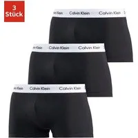 Calvin Klein Underwear Trunk Low Rise Trunk 3 PACK (3-St) mit weißem Webbund