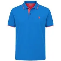 U.S. Polo Assn. Poloshirt US16300 (Baumwolle) blau Herren