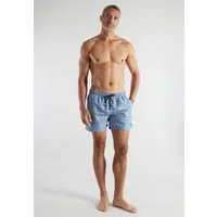 bugatti Badeshorts mit Logodruck, gestreift, mit Kordelzug, bequem