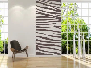 Wandtattoo "Zebra look Wandaufkleber"