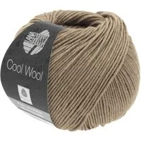 LANA GROSSA COOL WOOL pflegeleichtes Strickgarn extrafeine Merinowolle Häkelwolle, 160 m (Strickgarn aus extrafeiner Merinowolle, kuschelig weich und pflegeleicht), 50 g