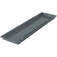 Geli Blumentopfuntersetzer Blu.Kast.Untersatz Stand anthrazit 80406038, UV-beständig, frostbeständig, Führungsrillen