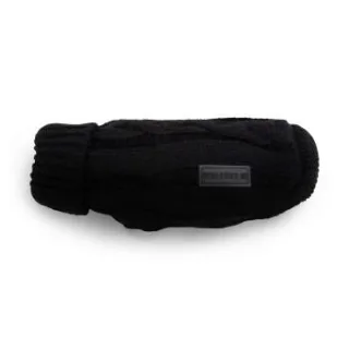 Wolters Strickpullover Zopf Mops & Co. Hundezubehör schwarz 50 cm