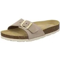 AFS-Schuhe 211212 Sommer Pantolette für Damen mit Fußbett, bequeme Sandalen aus Leder