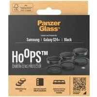 Hoops Kameraschutz, Schutzfolie schwarz/transparent, Samsung Galaxy S24 Plus