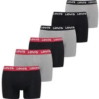 Levi's® Boxershorts LEVIS Men Repeat Logo Box 6P (Spar-Pack, 6-St., 6er-Pack)