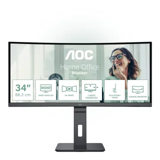 AOC Pro-line CU34P3CV Curved-Monitor 86.36cm (34") UWQHD | cu34p3cv | VA - 4ms