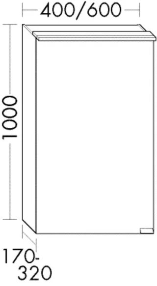 Burgbad Spiegelschrank rc40 1000x400x170 Bambus Natur, SPMZ040RF4607 SPMZ040RF4607