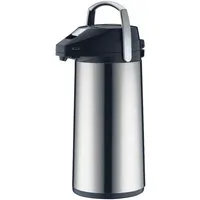Alfi Pump-Isolierkanne, 2,2 l, Edelstahl, mit Glaseinsatz