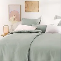 Blumtal Bettwäsche Premium Oeko Tex Zertifizierte Satin Bettwäsche, Mako-Satin, 2 teilig, aus 100% Baumwolle - Edle Glanzoptik Bettwäsche