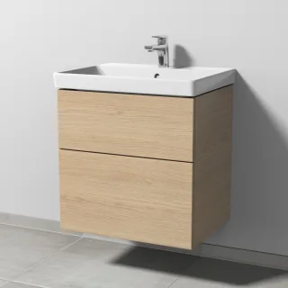 Sanipa 3way Waschtischunterbau zu Villeroy & Boch Avento Waschtisch mit 2 Auszügen, Eiche-Nordic SM62148