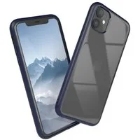 EAZY CASE Handyhülle Bumper Case für Apple iPhone 11 6,1 Zoll, Handyhülle Dünn mit Kameraschutz Hybrid Handyhülle Rand Nacht Blau