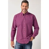JP1880 Businesshemd Oxford-Hemd FLEXNAMIC® Langarm Buttondown-Kragen