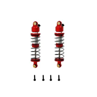 2PCS Upgraded Metal Oil Filled Front Rear Shock Absorber Dampers for Wltoys 244016 LOSI Micro-B 1/24 RC Cars Vehicles Mo