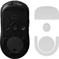kwmobile Schutz-Set Mouse Feet Sticker für Logitech G Pro Wireless Gaming, Ersatz Glider Mausfüße passgenau - Glides in Weiß