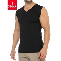celodoro Unterhemd Herren Business Muskelshirt V-Neck, Feinripp, Baumwolle
