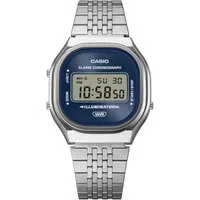 CASIO VINTAGE Chronograph A140WE-2AEF, Quarzuhr, Armbanduhr, Damenuhr, Herrenuhr, Edelstahlarmband, digital