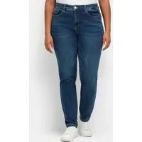 Sheego Bequeme Jeans Stretch-Jeans Skinny mit Bodyforming-Effekt