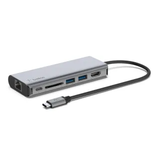 Belkin CONNECT USB-C 6-in-1 Multiport Adapter | avc008btsgy |