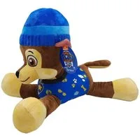 Nickelodeon Kuscheltier Plüsch Paw Patrol Kuscheltier Paw Patrol Plüschtier 50 cm Chase blau (Set, 1-St., Geschenk-Set), Paw Patrol Spielzeug Stofftier Plüschtier Chase blau