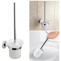 MC Star WC-Reinigungsbürste Bad Wandmontage Bürstenhalter + Bürste WC Garnitur Klobürste
