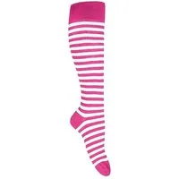 Goldschmidt Kostüme Kniestrümpfe Ringelstrümpfe Ringelsocken Kniestrümpfe rosa weiß 31/34