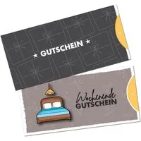 itenga Geschenkkarte itenga Geschenkgutschein handgezeichneter Look - Motiv WOCHENENDE Post