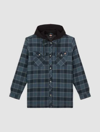 Dickies Hemden FLEECE HOODED FLANNEL SHIRT JACK RELAXED