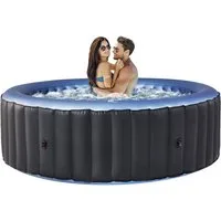mSpa Whirlpool Outdoor Whirlpool aufblasbar Comfort Bergen C-BE041 für 4 Personen, aufblasbares Aufstellbecken, (Whirlpool outdoor, Whirlpool aufblasbar, 2-tlg., Whirlpool), Whirlpool outdoor 4 Personen