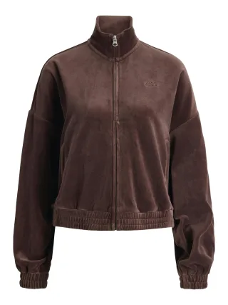 JJXX - JXSNOOKIE VELVET HIGH NECK ZIP SWEAT SWT bracken - Gr. - M