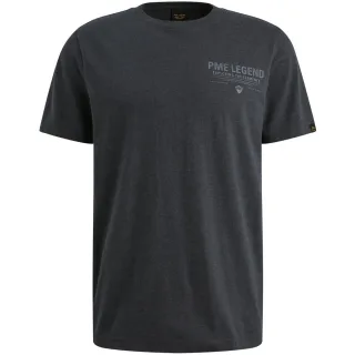 PME Legend - T-Shirt mit Frontprint blau - Gr. - XL