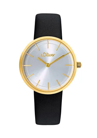 s.Oliver - Uhren schwarz/gold/silber - Gr. - 20