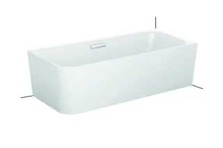 Bette Badewannen Eck Sonderform Art V Schwarz 1850x800x420/560mm, 3480-056CELHK 3480-056CELHK