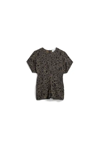 Armedangels - LEO BAT WING BLOUSE dark steel-black - Gr. - L
