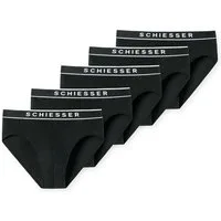 Schiesser Rioslip 95/5 - 5-Pack - hoher Tragekomfort - perfekte Passform - Basic (5-St) 5er-Pack Multipack Sparpack Herren Unterwäsche Unterhosen Baumwolle