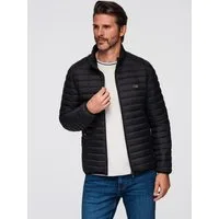 OMBRE Steppjacke Klassische gesteppte Herrenjacke mit Packbeutel Packbeutel im Set für bequemes Verstauen