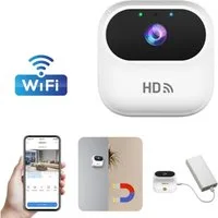 Blossom Überwachungskamera Überwachungskamera WLAN 1080P mit Bewegungsmelder & Magnet Halterung (für Zuhause Auto Büro Innenbereich)