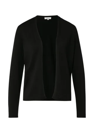 s.Oliver Red Label - Leichter Feinstrickcardigan schwarz - Gr. - 42