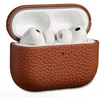 Accezz Kopfhörer-Schutzhülle Accezz Echtleder Case Apple Airpods Pro 3 - Cognac