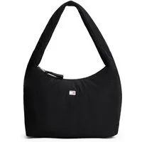 Tommy Jeans Hobo TJW URBAN NYLON HOBO, Damen Schultertasche, Minibag mit wertigem Logo-Emblem