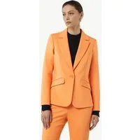 comma Jackenblazer Indoor-Blazer Blazer aus Baumwollmix