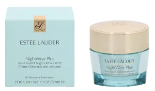E.Lauder Nightwear Plus Night Detox Cream.