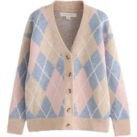 LAURA ASHLEY Strickjacke Laura Ashley Boyfriend-Strickjacke, V-Ausschnitt (1-tlg)
