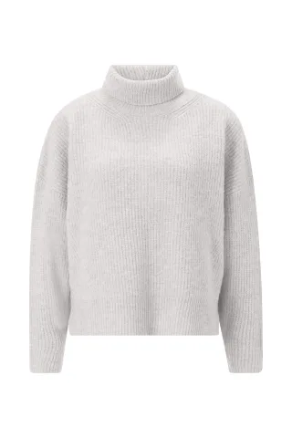 Rich & Royal - Roll Neck pearl white - Gr. - XS
