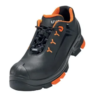 uvex 2 Sicherheitsschuh S3 Halbschuh Leder schwarz/orange 45 - 6502345