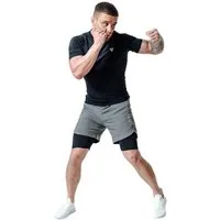 RDX Trainingsshorts T16 2-in-1-Kompressions-MMA-Shorts