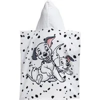 Disney Poncho 101 Dalmatiner Badeponcho für Kinder Frottee aus 100 % Baumwolle
