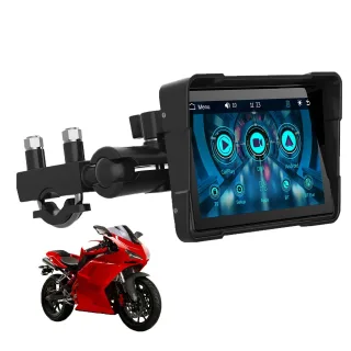 YUEHOO 5 inch Motorcycle MP5 Player IPS 2.5D Touch Screen IP67 Waterproof